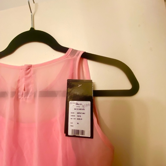 NWT Adorable Youth Pink & Gold Party Dress with Sequins - Picture 13 of 16